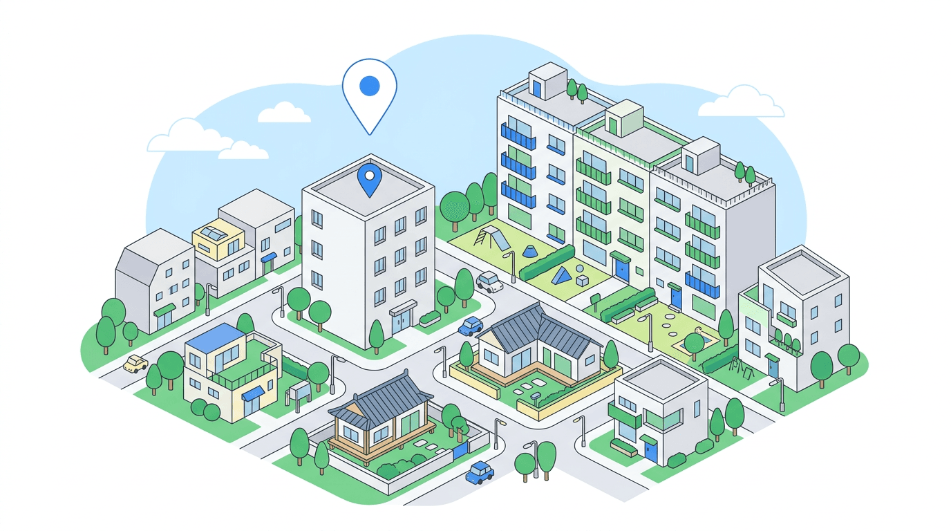 하우스핀 서비스 일러스트레이션